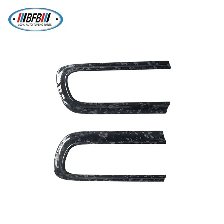 For Dodge Challenger 2015-2021 Rear Lamp Cover Real Dry Forged Carbon Rear Back Tail Light Lamp Cover