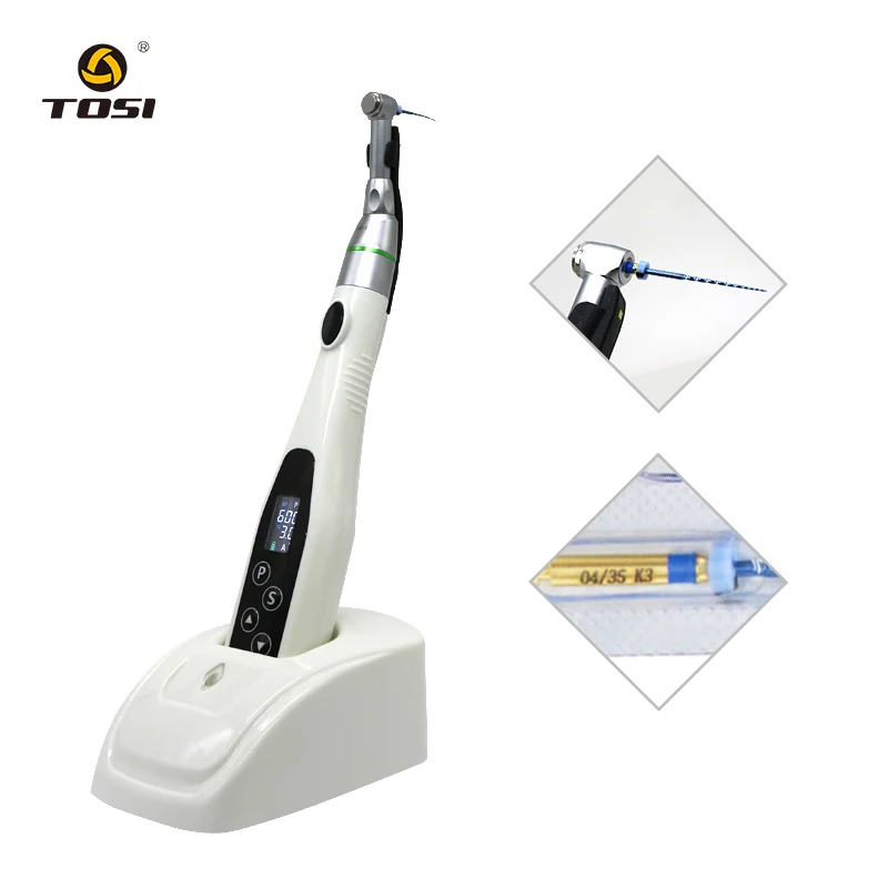 2023 Foshan Factory Price Dental Endo Motor With 16:1 Contra Angle Rechargeable LED Dental Endomotor For Dentist Equipment