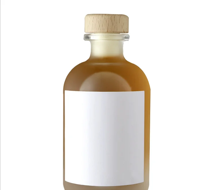 Empty 350ml 500ml vodka bottle wine liquor glass bottle gin bottles with cork stopper