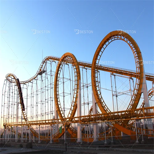 Beston Amusement Rides Outdoor 16 Person Roller Coaster Carnival Roller Coaster Ride For Sale