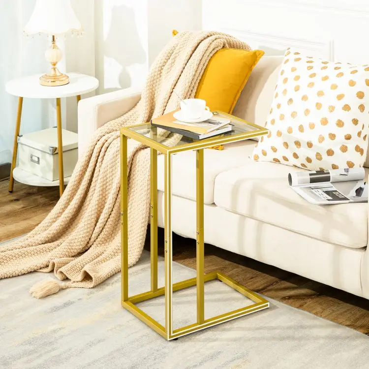 Wholesale Side End Tables, HOOBRO Brand Living Room Couch TV Tray Home Furniture, Sofa Side End Table for Living Room