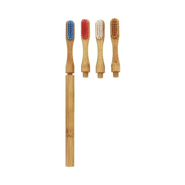 Free Sample Custom Wholesale Biodegradable Eco Friendly Black Soft Bamboo Tooth Brush Charcoal Bambo Bambu Bamboo Toothbrush