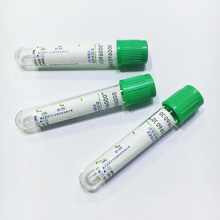 
Factory Price Heparin Sodicum Vacuum Blood Collection Tube 