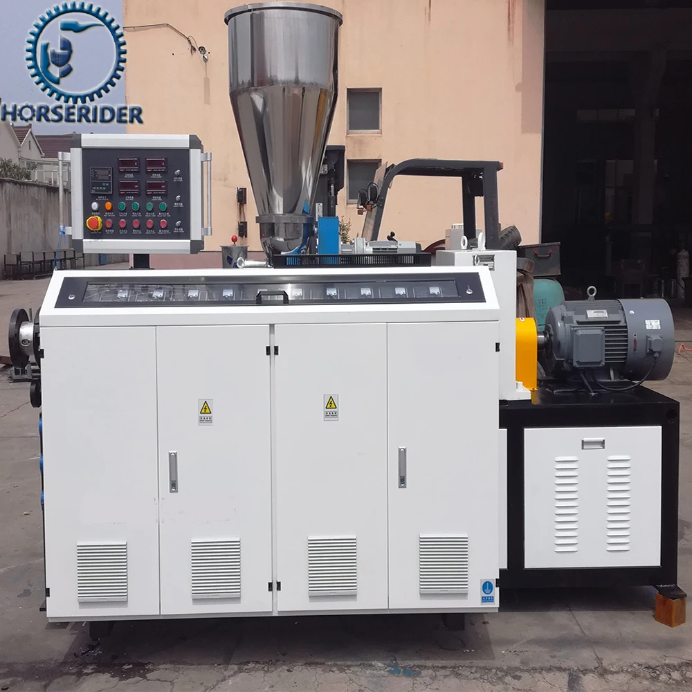 New design SJSZ serizes 45/51/55/65/80/92 double screw plastic conical extruder