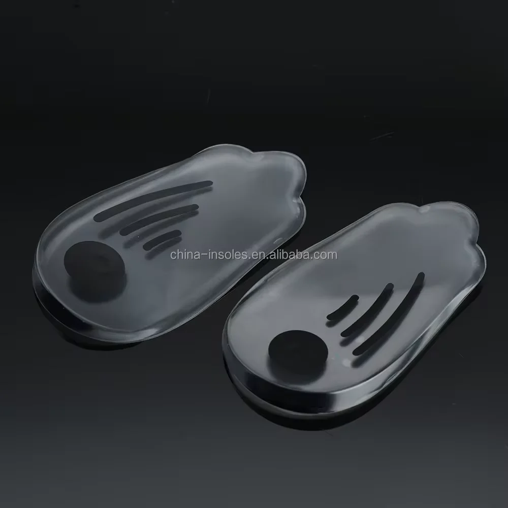 Medial Lateral Heel Wedge Supination Pronation Corrective Foot Alignment Knock Knee Pain Bow Legs O/X Type Adhesive Gel Insole