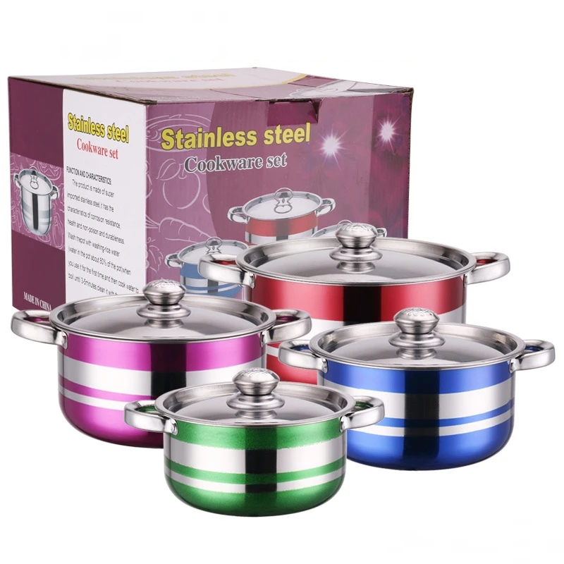 Factory Outlet Set Of Pots Durable Use Cookware Set Non Stick Kitchen Unusual Cookware Set