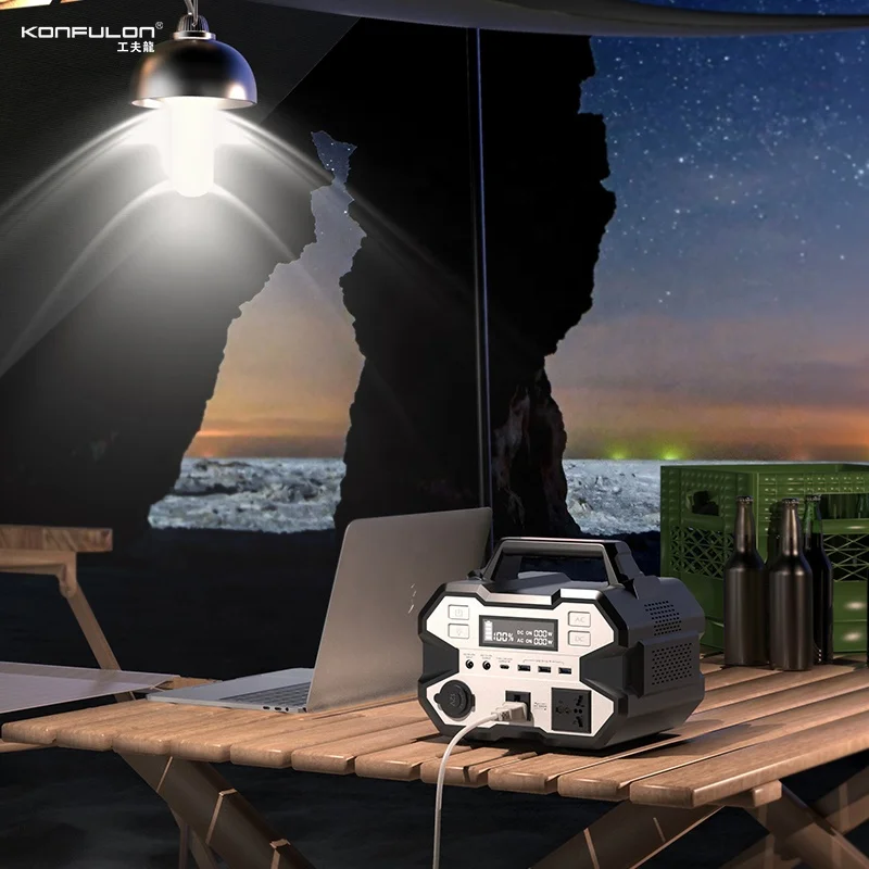 Портативный перезаряжаемый аварийный 500 Konfulon Вт 135800 мАч