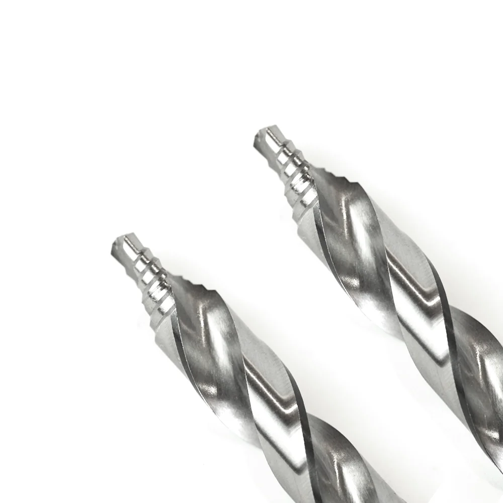 Type-250-Vt Vortex Pilot Point Mechanic Length Step Twist Drill Bit For Metal With 3-Flats On The Shank 15/64 Diameter