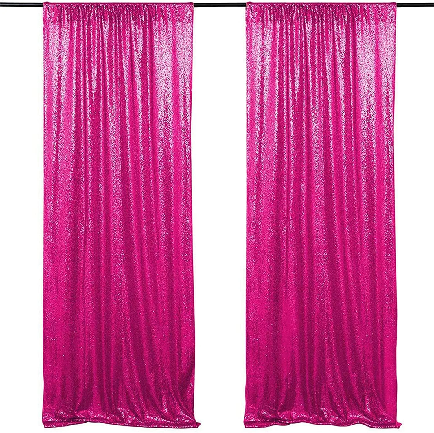 Weekly Deal Sequin Glitter Gold Backdrop Curtain Drape for Wedding Decoration