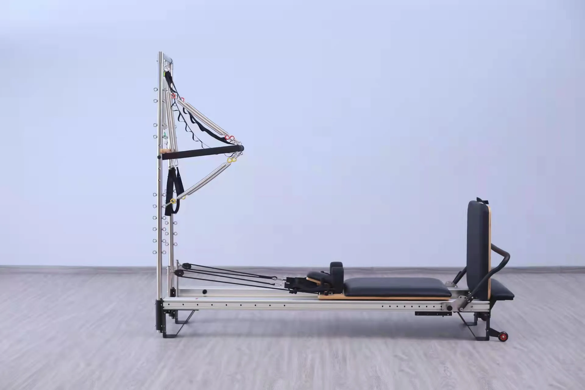 Pilates machine functional trainer  Yoga Pilates aluminium reformer with half trapeze