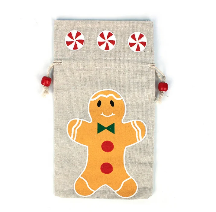 Custom Small Drawstring Cotton Bag With Logo