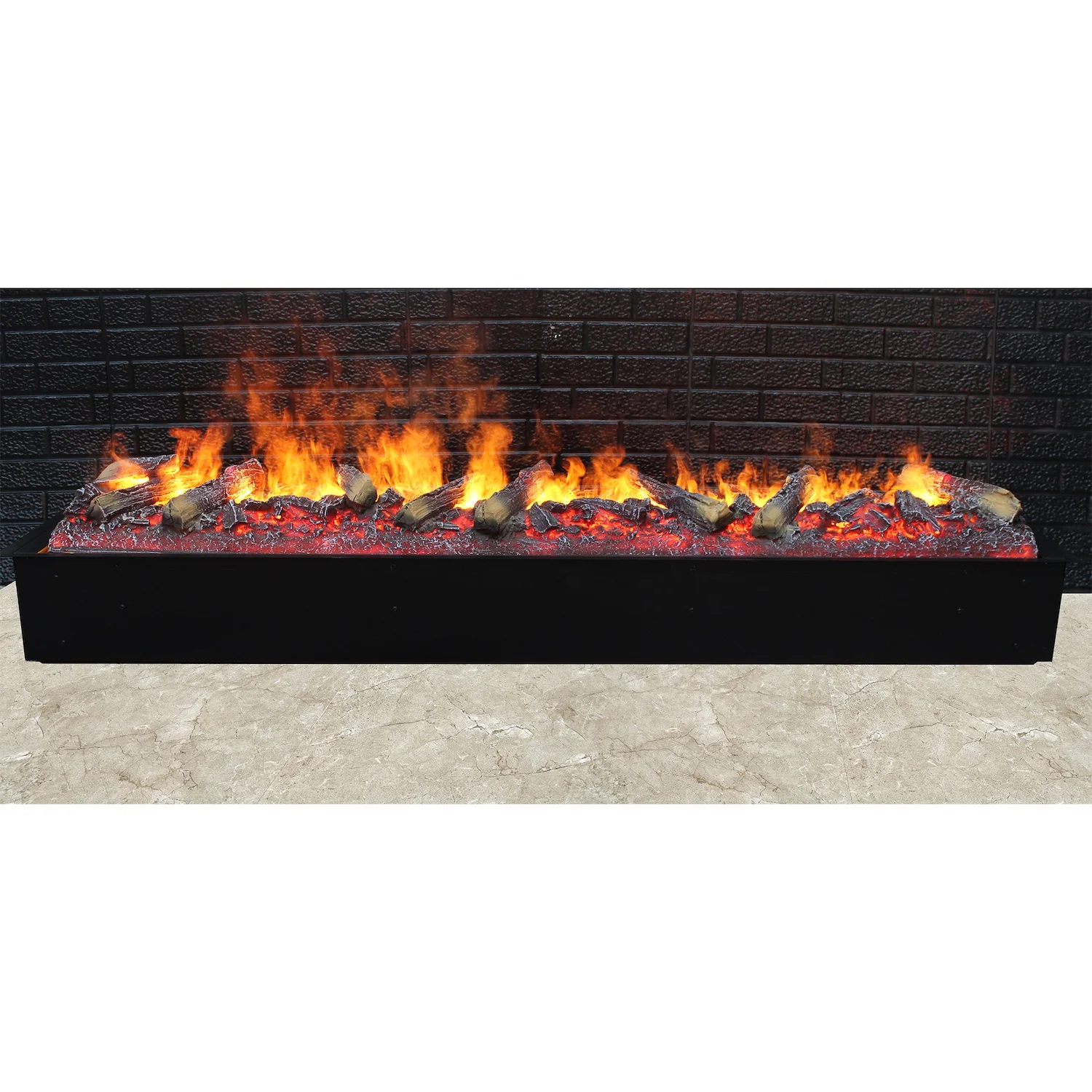 Cassette 1500 Log Set Version Atomization Fire Steam Vapor Fireplace Cassette Ultrasonic Technology