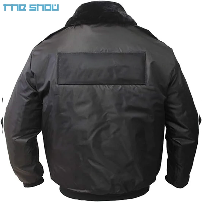 Mens Casual Jackets Custom First Class 100% Nylon Oxford All Season Deluxe Plain and Security Bomber Nylon Jacket
