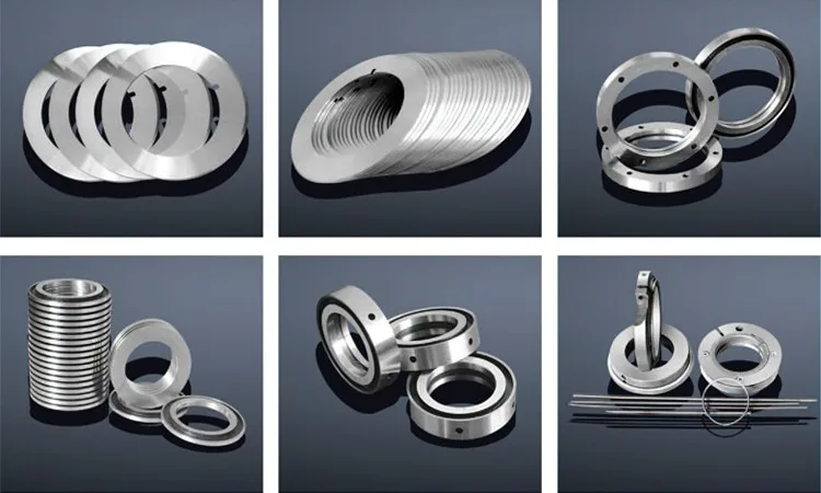 Circular crush cutting knives score slitter blade