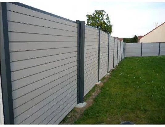 DIY home wpc fence composite WPC fence composite wood waterproof UV resistant outdoor garden wood fencing panels