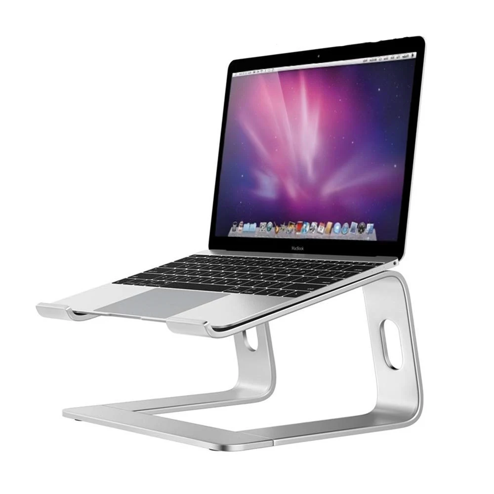 Ergonomic aluminum Laptop Mount Notebook Stand Riser holder vertical Aluminum laptop stand for Macbook Computer PC Desk