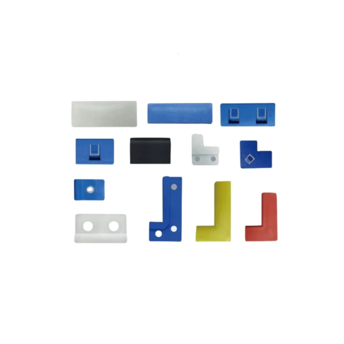 High Quality Protective Shield Fitting Nylon Plastic Pulley Groove Width 3mm Flat/L Type Slider Fitting