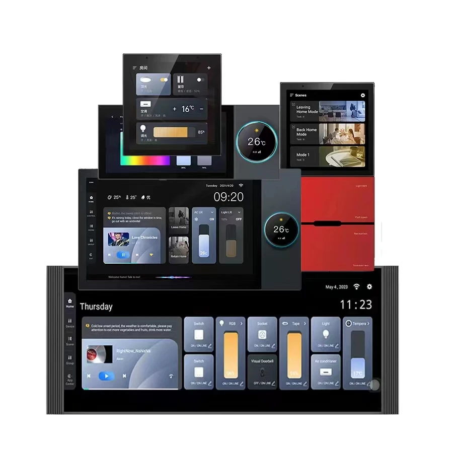 10 inch Smart home system WiFi multi-function music host touch screen Zigbee hub gateway central control