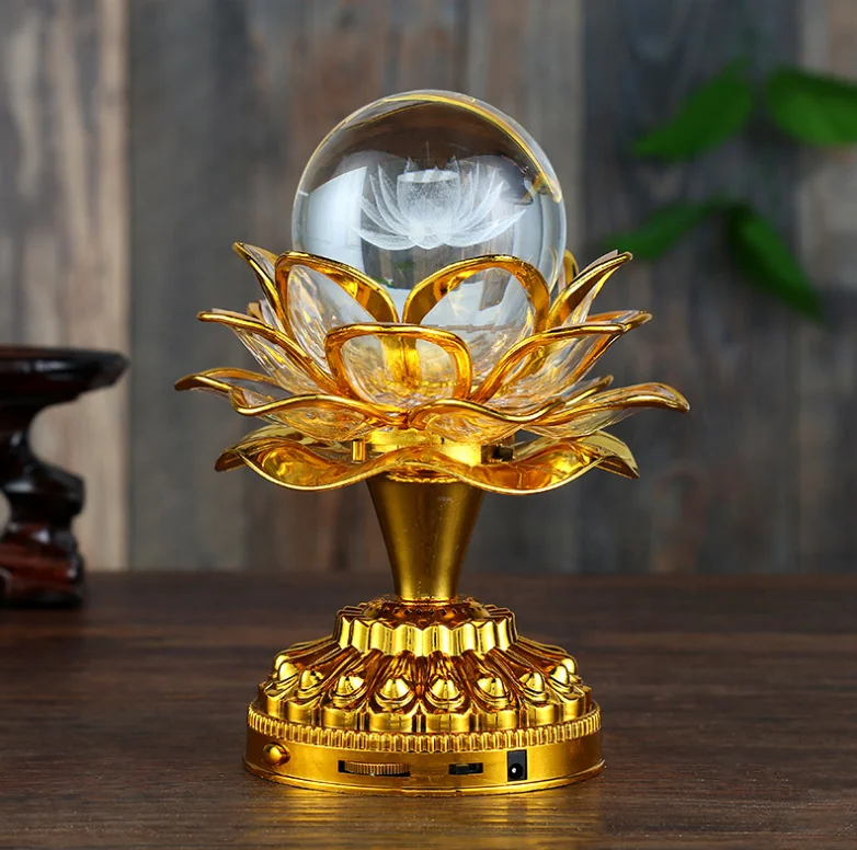 
LED Lamp Holder Candle Holder Music Machine Lamp Buddhist Supplies 