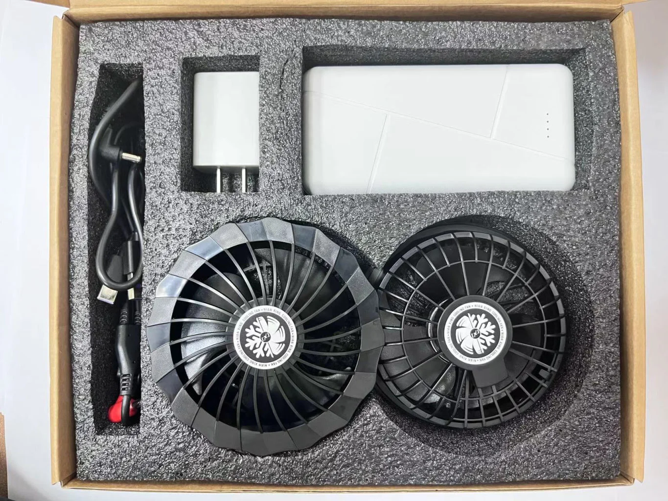 NX Intelligent Cooling Fan Summer High Temperature Work Cooling Vest Fan Air Conditioning Clothes Cooling Fan Cryogen