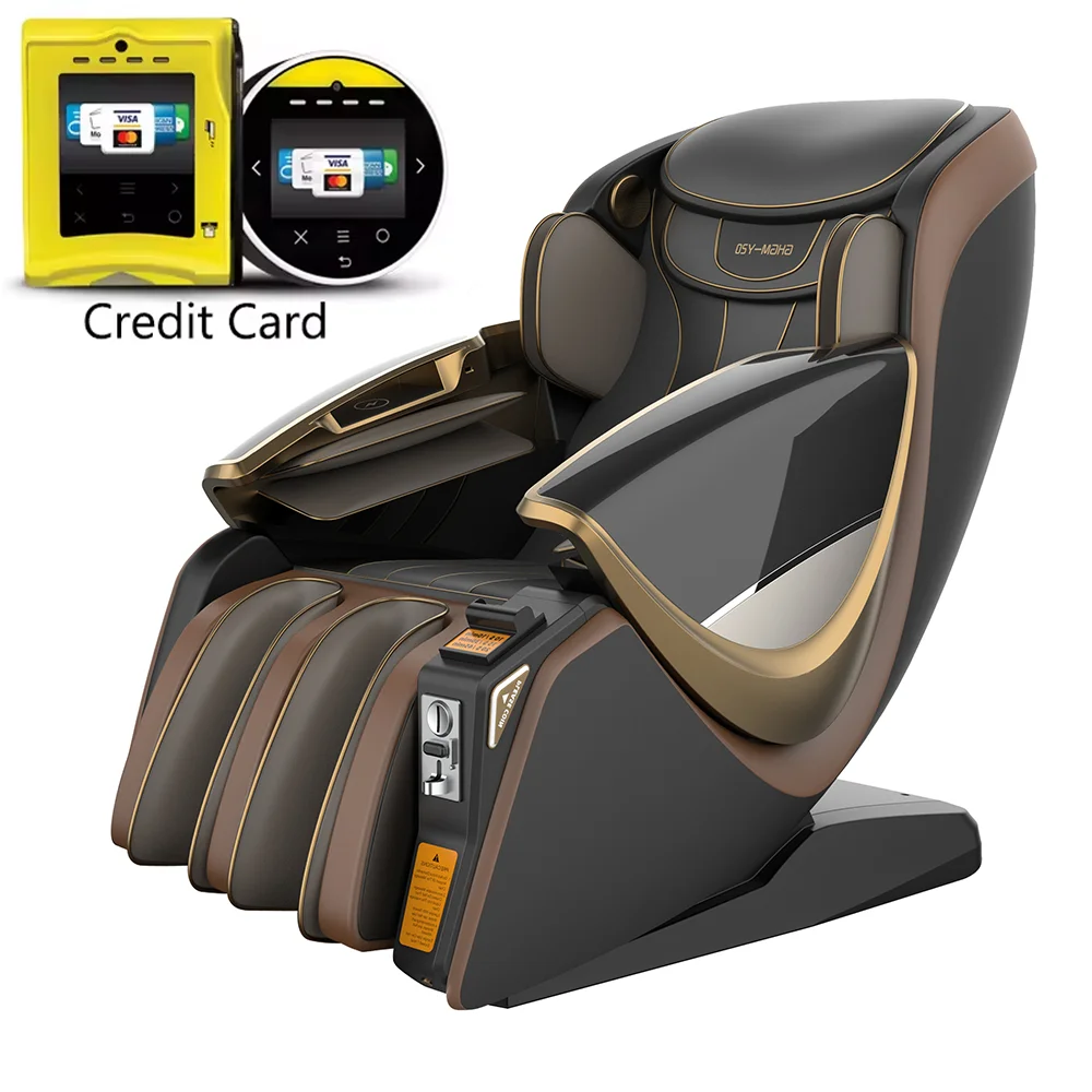 GUOHENG coin poe operated vending machines massage chair token equipment with czk coin system and banknotes for commercial use