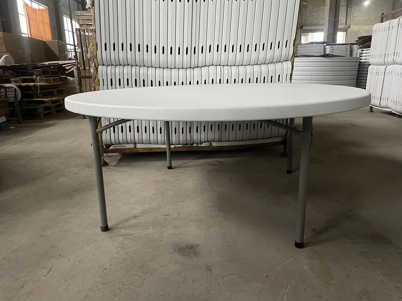 2024 China Manufacturer Factory Supply Hot Sale resin round table foldable