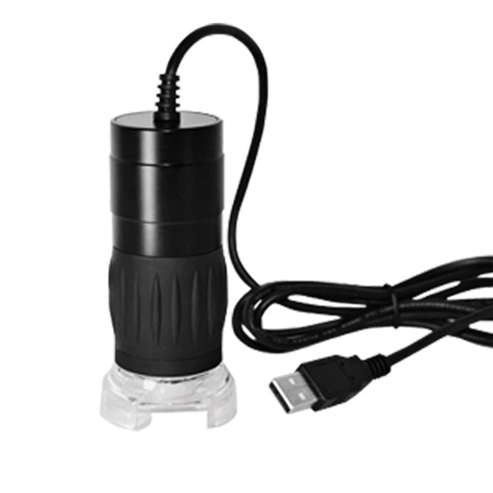 2.0MP 50X to 600X zoom 8 ring LED patent design handheld USB digital measurement microscope