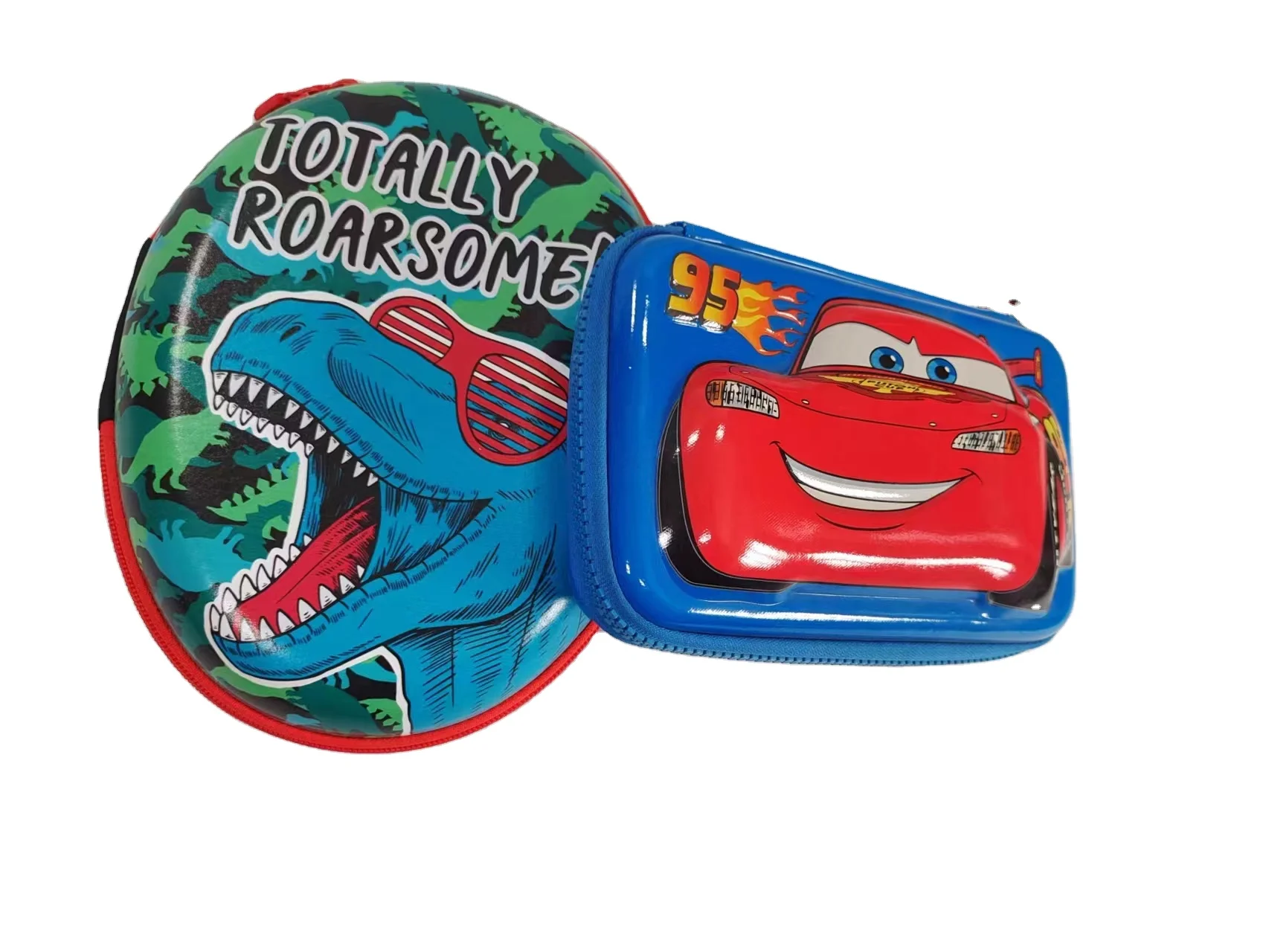 Factory Custom Fashionable Cute Cartoon 3d Stationery Storage Box Large Capacity Three-dimensional Square Waterproof Student Pen