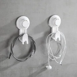 Bathroom Kitchen Plastic Strong Vacuum Suction Cup Wall Hook