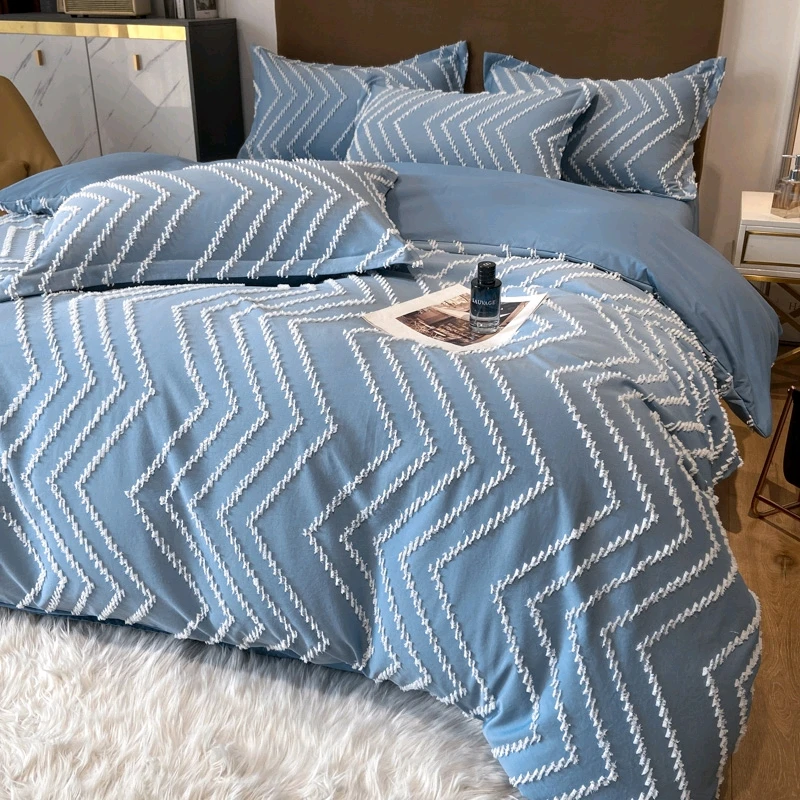 100% polyester cut flowers fabric wave design for hometextile mode from korea