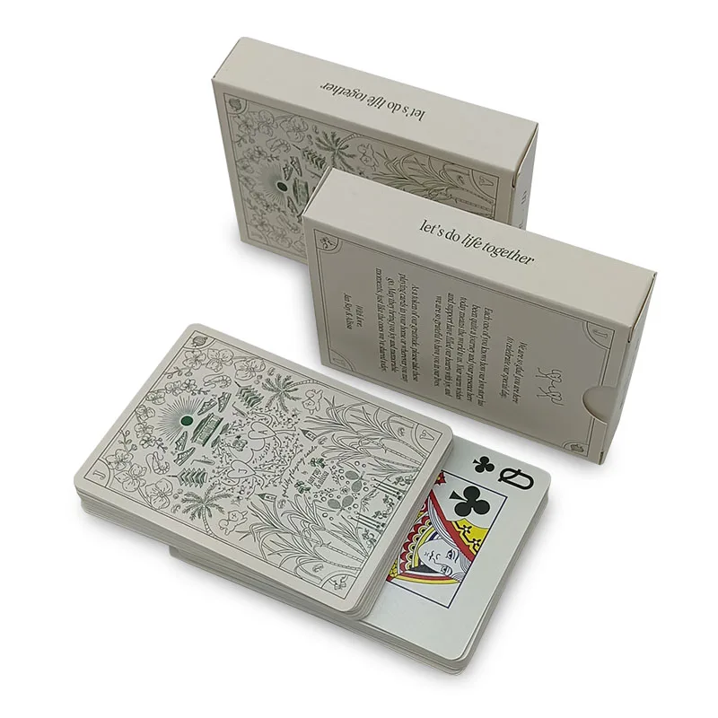 Printing Personalized Design and logo High Quality Paper Card Game Playing Cards