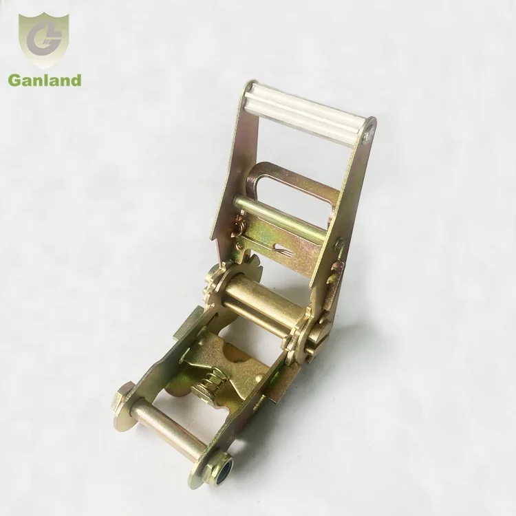 GL-16713 Cargo Control 53mm 3t Straight Aluminum Handle Ratchet Adjustable Ratchet Buckle