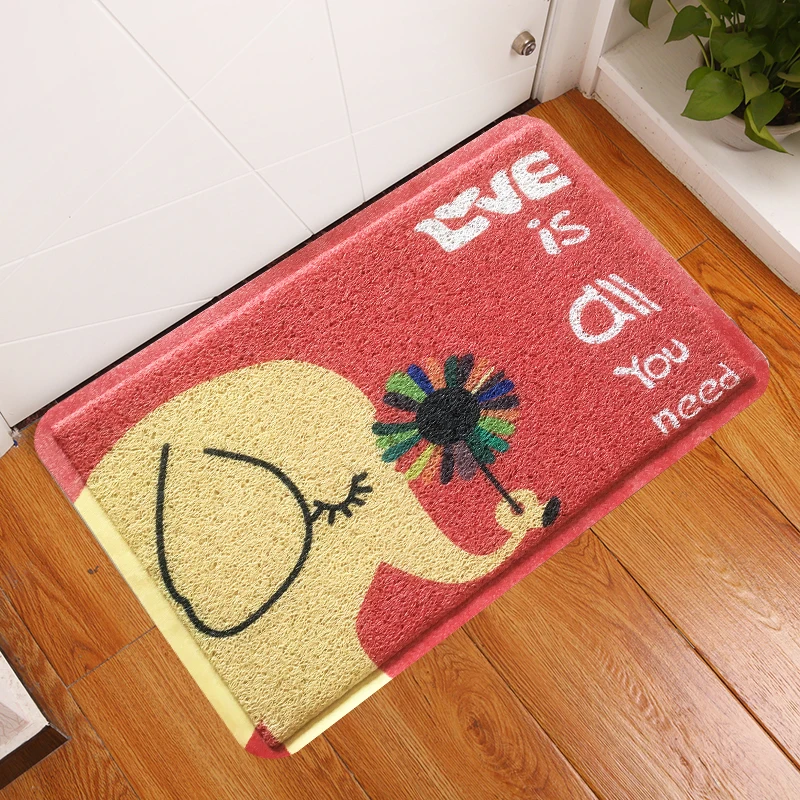 Colorful 3D Carpet Custom Handmade Logo Rug Door Mat Custom Rug