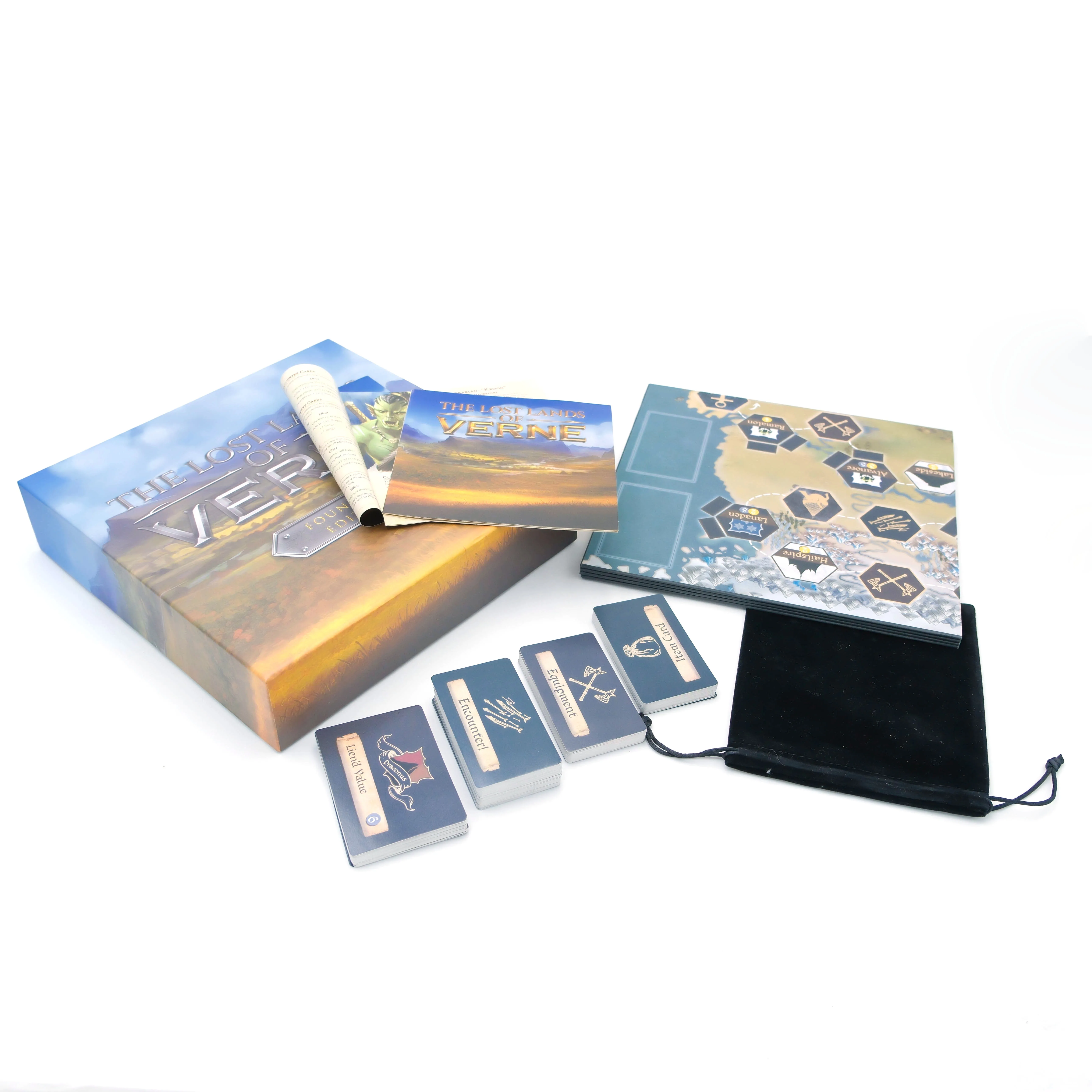 Interactive Board Games Book Classic Education Board Game with Playing Cards OEM & ODM Design