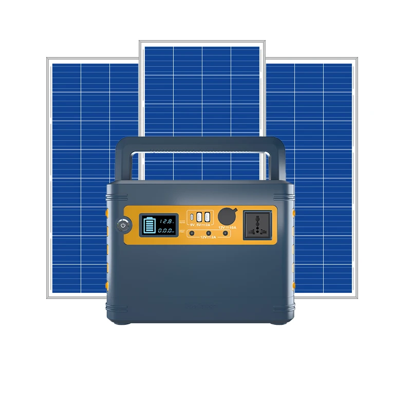 Portable Power Station 1kWh Mobile Solar Power Generator with Lithium Battery AC Inverter