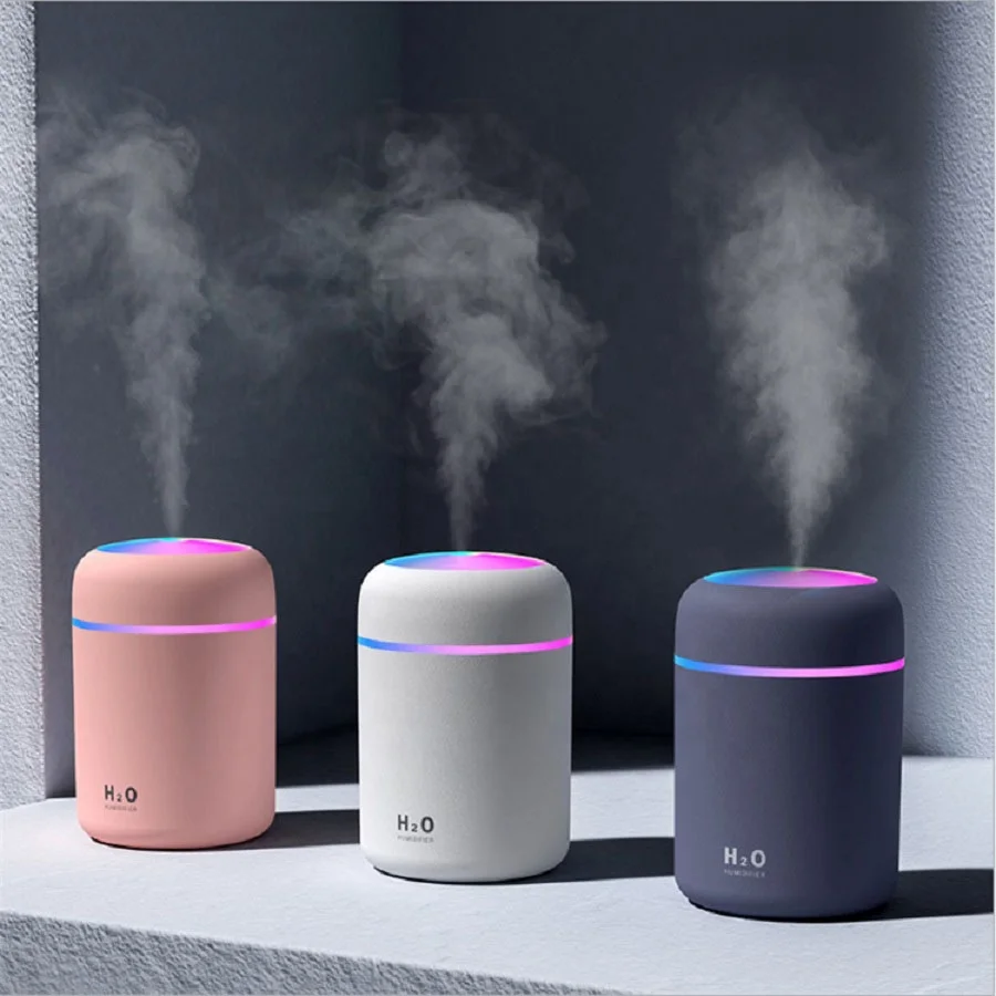 
newest style colorful LED lamp essential oil diffuser humidificador air car facial difuser mini humidifier 
