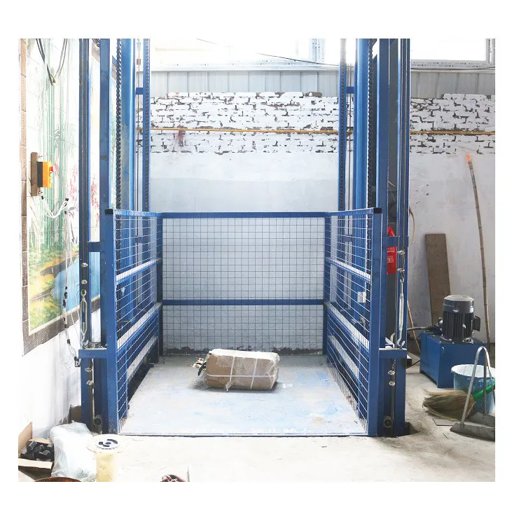 Электрический грузовой подъемник для помещений