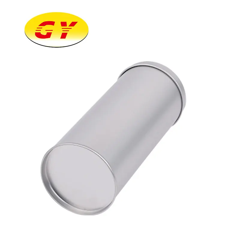 Personalized cylindrical tin biscuit potato chip packaging can