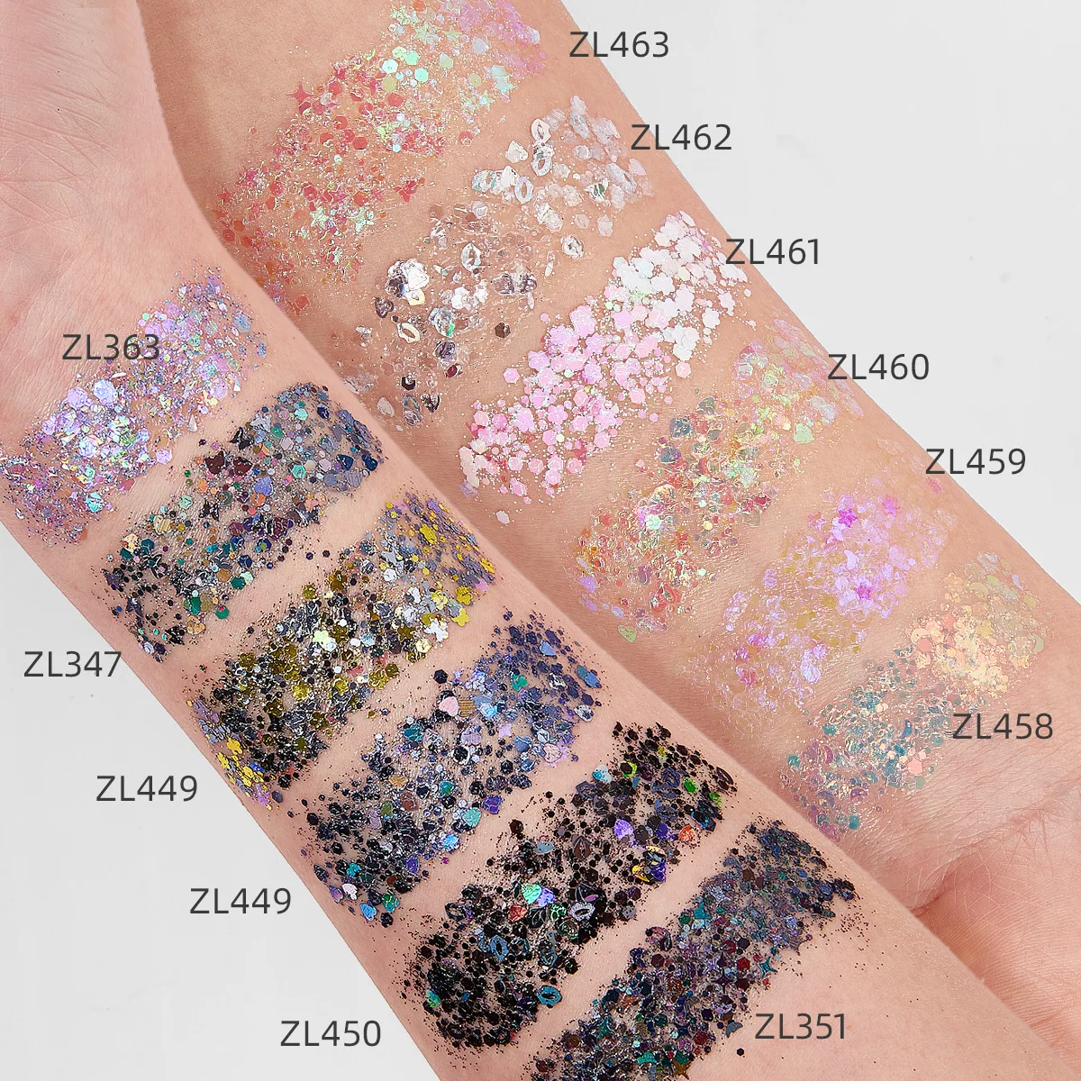 Shimmering Gel Eyeshadow Makeup Cream Wholesale Glitter Pigment Body Holographic Glitter Eyeshadow Gel