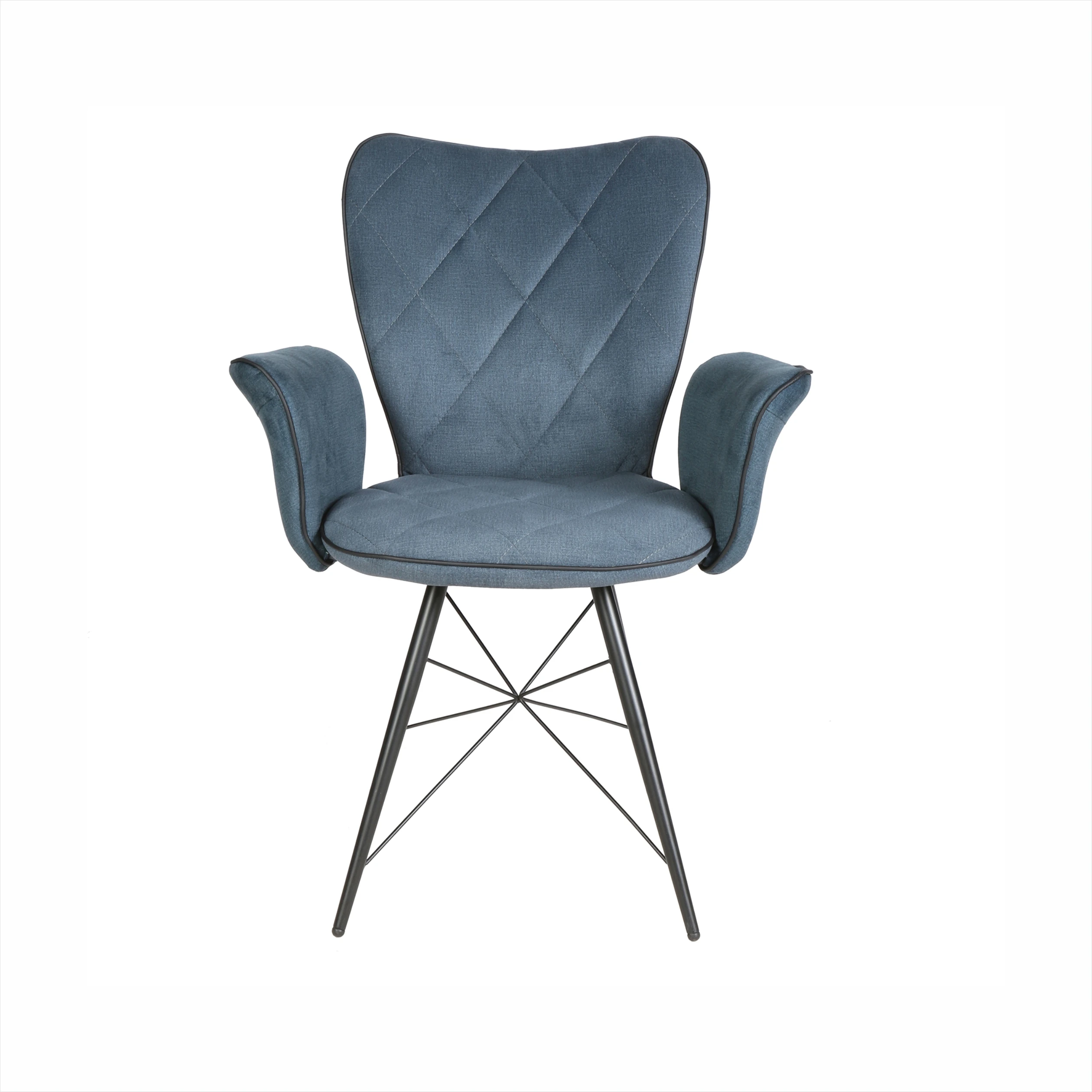 Newly Design Cheap Kitchen Bar Light luxury Stool Furniture Colorful Metal High Bar Chair With Foot Stools Footrest Chaise