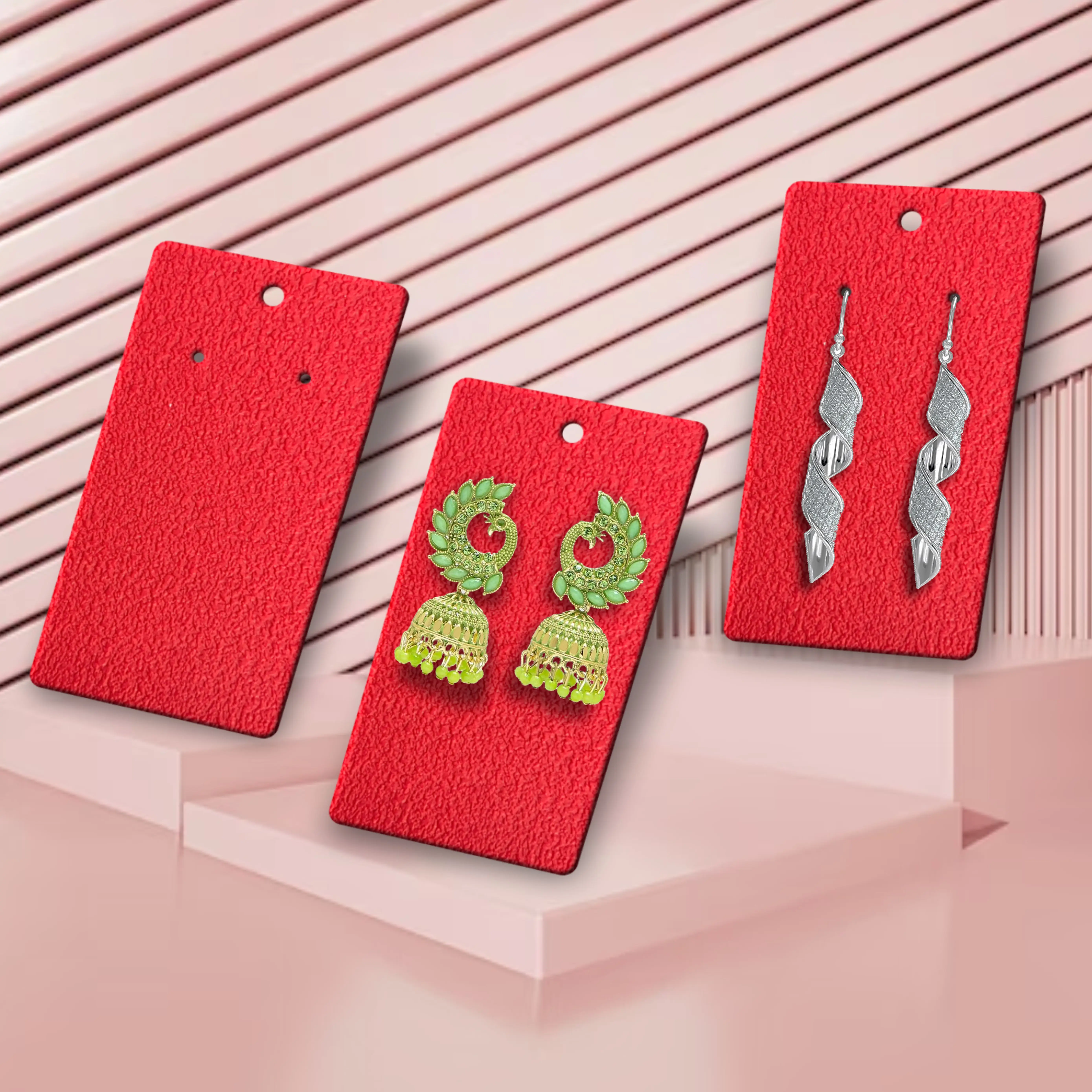 GSM Paper Jewellery Display Cards for Jewellery Wholesale Manufacturer