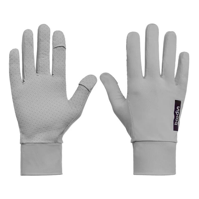 HBG 2037 Outdoor Ice Silk Sunscreen Gloves Breathable and Comfortable Outdoor Gloves Summer Running Anti-UV Sport Gloves