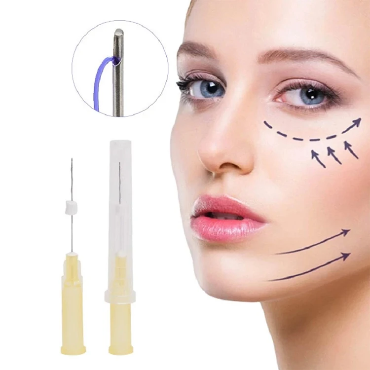 Popular Brand PDO Thread Lift Supplier Eye Bag Wrinkle Crows Feet Lifting Mono Blunt Tip Needle Collagen Eye Threads