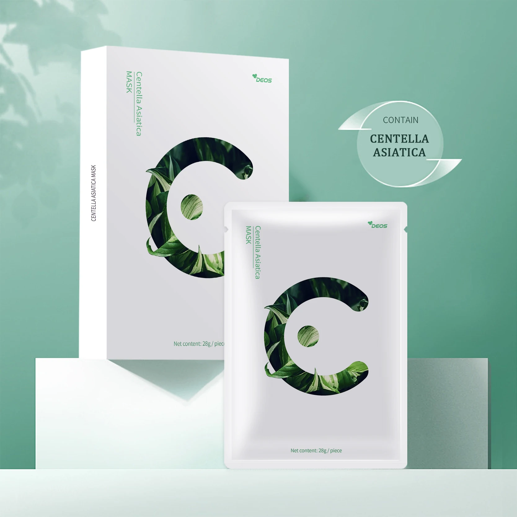 Wholesale New Arrival Oem Skin Brightening Whitening and remove acne  Centella Asiatica Silk mask