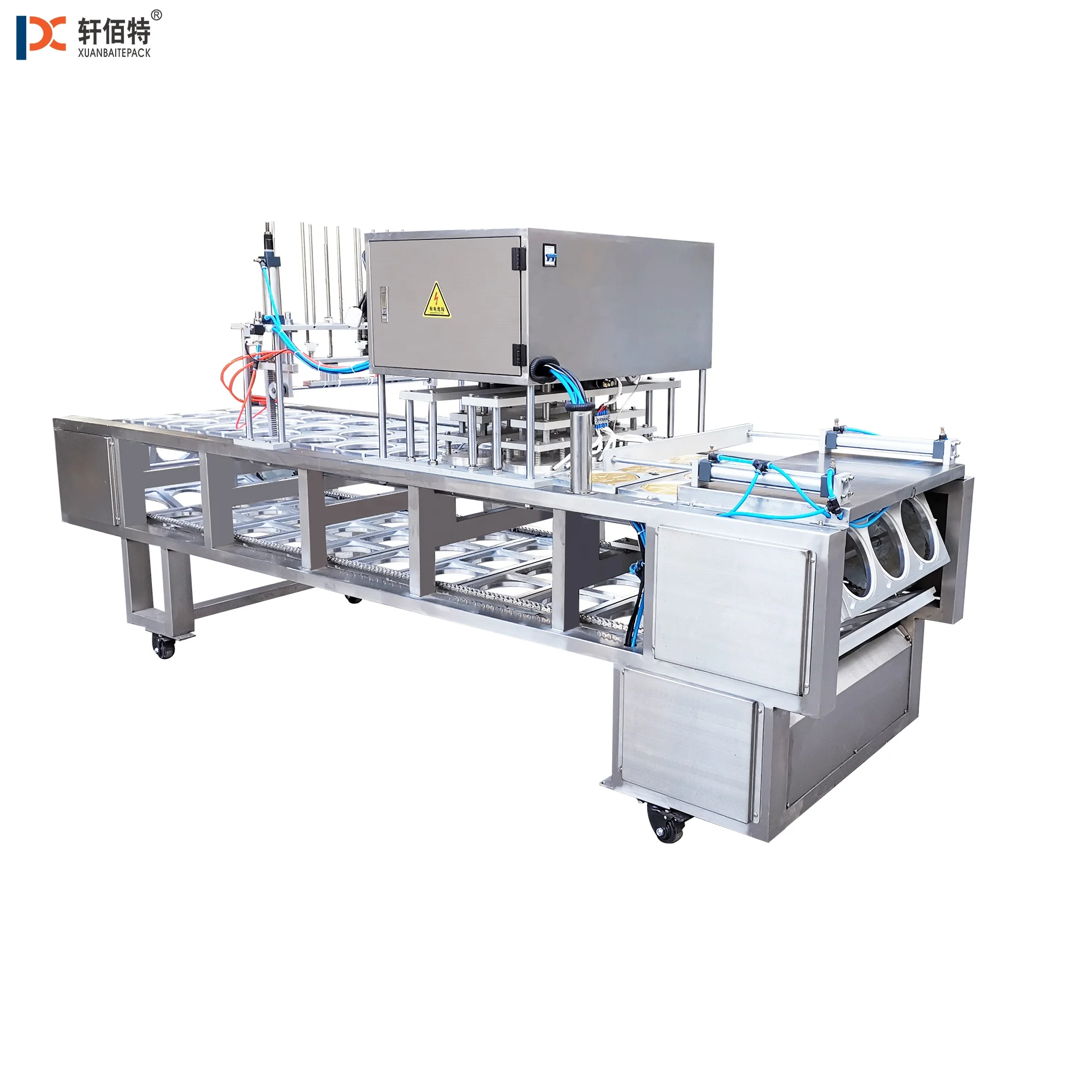 Automatic Cup Filling Sealing Machine/ Plastic Cup Sealer for Flavored Drink Stirred Yoghurt Fruit Yoghurt