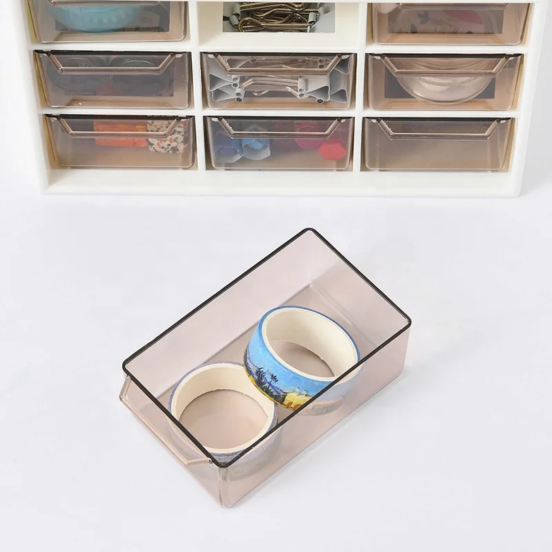 
Desktop Storage Box Multi-cell Debris Storage Box Drawer Type Small Storage Box 