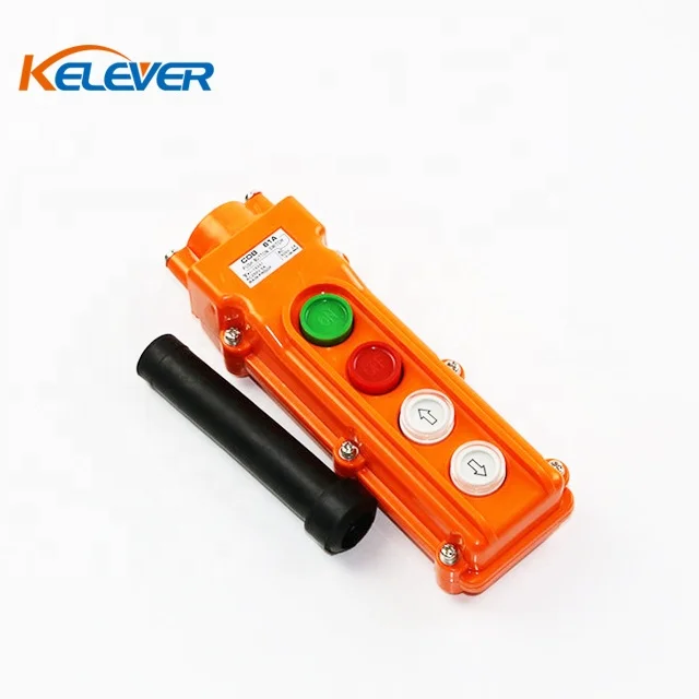 up down waterproof crane control button for hoist crane control station