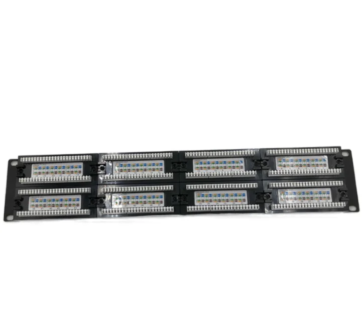 Сетевой кабель UTP cat5E 48 портов 2U сталь RJ45 коммутационная