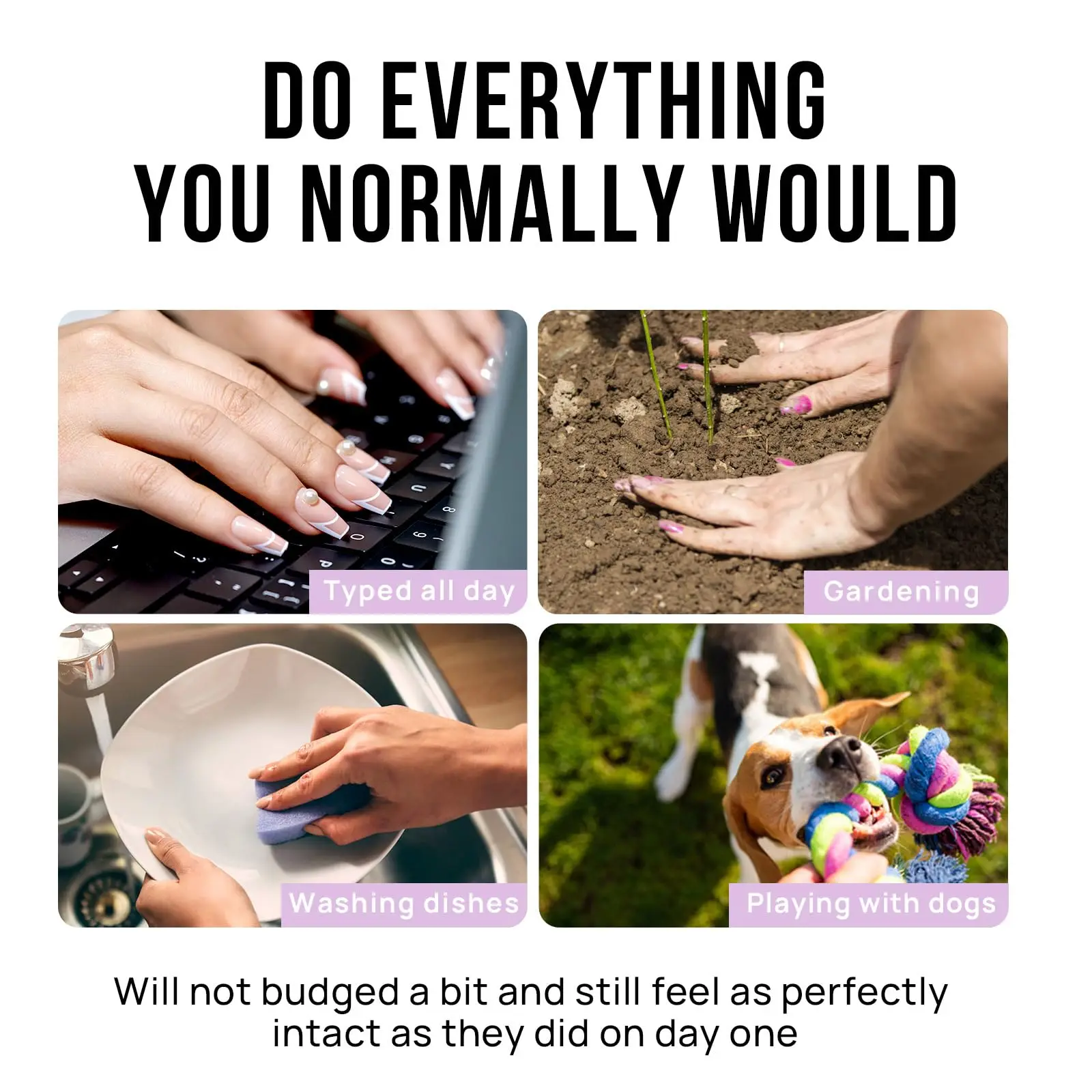 The Best Quality Reusable Press On Nails Customized Package Nails Artificial Fingernails False Glue On Nails Wholesale