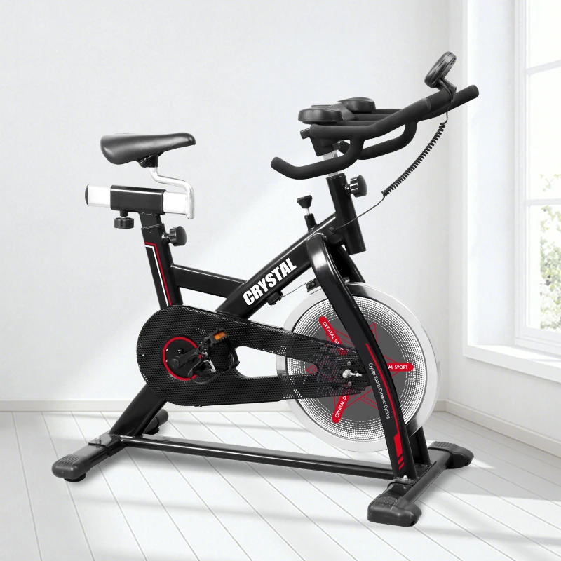 Aerobic Fitness Body Building Daily Training Home Use 18kg flywheel upright exercise bike with monitor